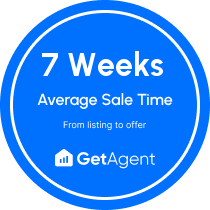GetAgent: 7 weeks average sale time, from listing to offer