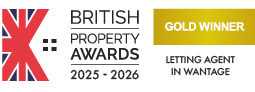 British Property Awards 2025–2026 Gold Winner – Letting Agent in Wantage