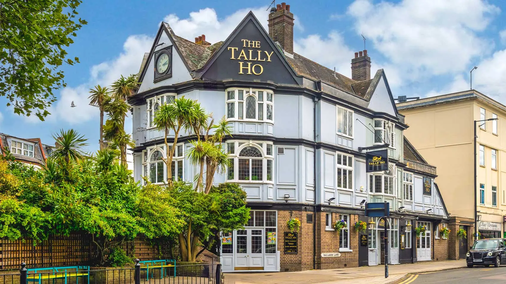 A pub on a village high street